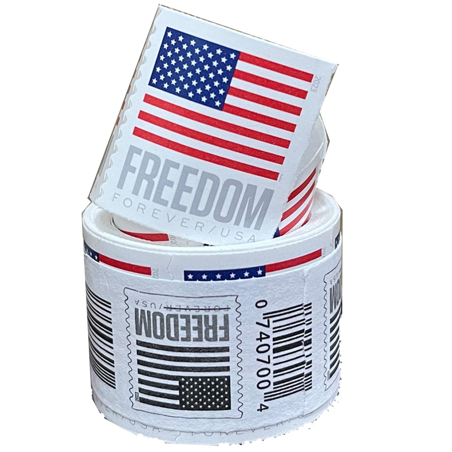 2023 Forever Stamps US Flag First Class Postage Stamps Coil of 100 PCS/Roll