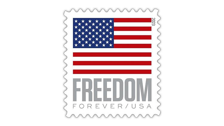 2023 Forever Stamps US Flag First Class Postage Stamps Coil of 100 PCS/Roll