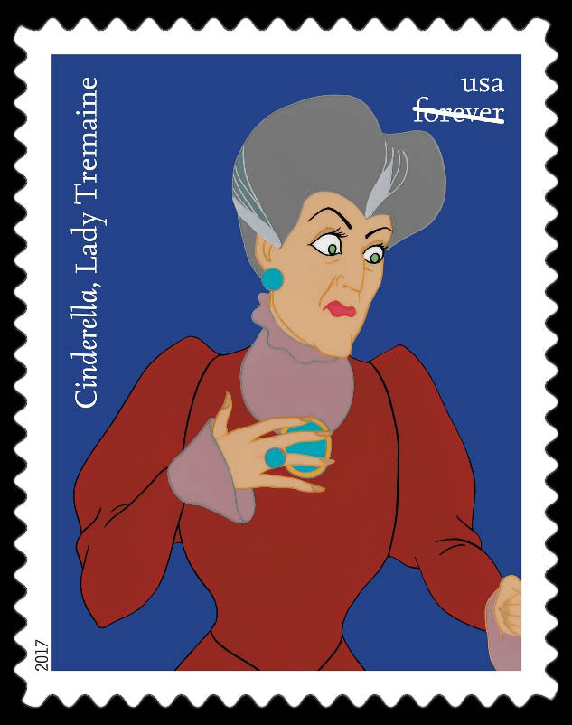 (100) 2017 DISNEY VILLIANS FOREVER STAMPS FIRST CLASS - 5 BOOKS IF 20