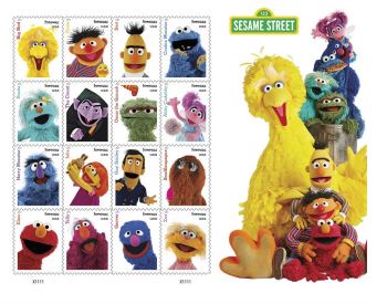 (80) 2019 USPS Sesame Street 5 Sheet of 16 Mint Forever Stamps